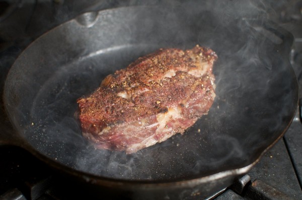 Steak in Pan