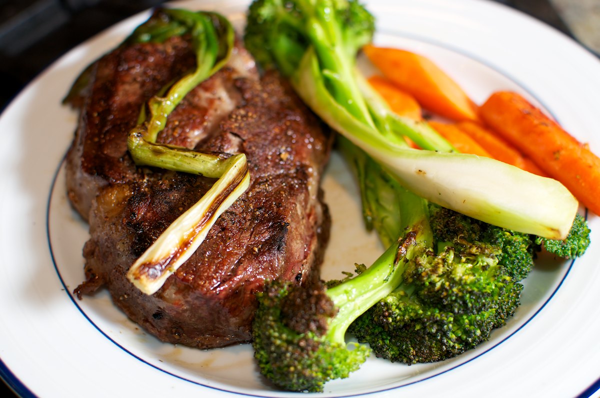 Image result for steak and veges