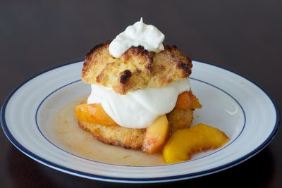 Finished Peach Shortcake