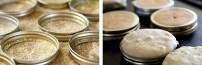 If you don’t have crumpet rings (shocking!) use canning jar rims